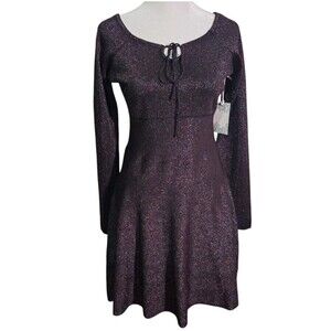 Tuckernuck Hyacinth House Selena Knit Sparkle Mini Dress NWT Size S